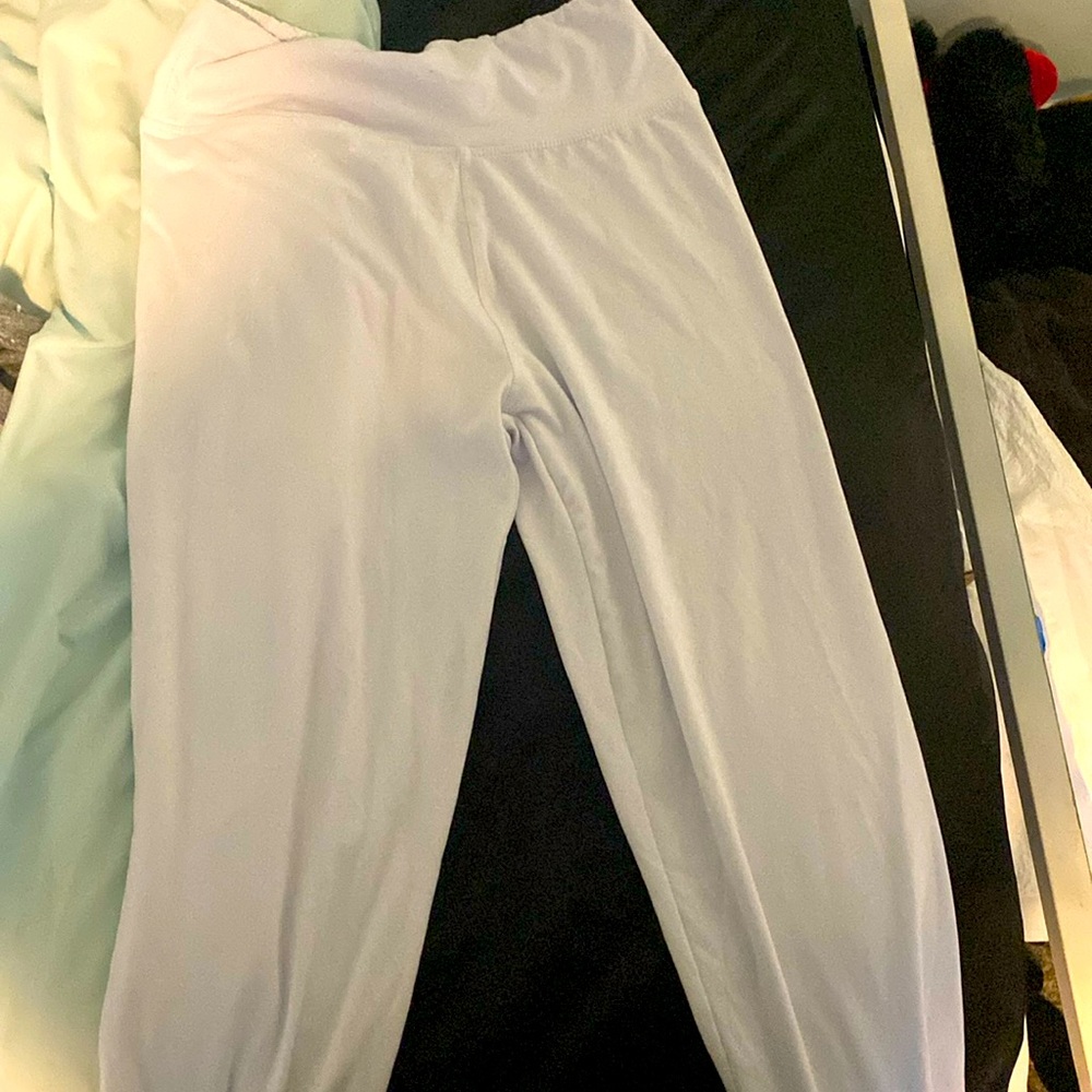 White leggings satina one size